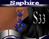 S33 Saphire Earrings