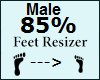 Feet Scaler 85% Male