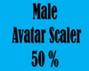 Male Avatar Scaler 50%