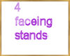 4 faceing standing spots