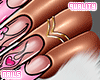 q. Pop Pink Nails XL