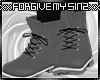 W- GRAY BOOTS GREY WMNS