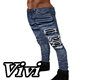 Drv Ripped skinny blue