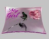 Pink My Girl Pillow