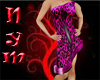 Pink Leopard Latex dress