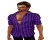 Purple plaid shirt (male