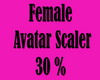 Female Avatar Scaler 30%