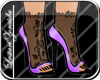 {LZ}Lace heels Lavender