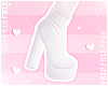 🌸 Cute Boots White