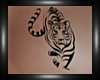 ✠breast Tiger  tattoo
