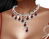 Necklace Silver Rubis