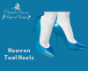 Heaven Teal Heels