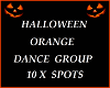 Group Dance 10x Orange