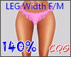 Legs Thighs 140%