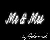 ❥|iA|Mr&MrsNeonSign