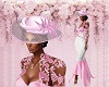 WEDDING hat pink