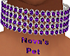 Novas Pet Collar Purple
