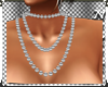 NIX~Silver Bead Necklace