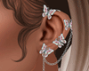 E* Butterfly Earrings