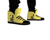 Yellow Plaid Kicks