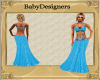 Baby Teal Party Gown