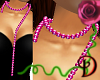 [D] Pink Beads Necklace