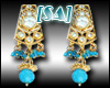 [SA]Blue Gold Earrings
