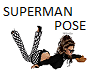 Tease's Superman Pose