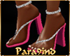 P9)"RIA"  Pink Heels