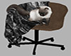 Modern Chair w/cat
