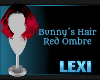 Bunny´s Hair Red Ombre