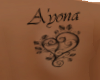 A'yona Shoulder Tattoo