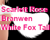 SRB White Fox Tail