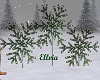 Ell: Snowflakes green