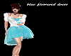 Blue snowflake dress