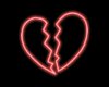 Broken Hearted Neon Sign