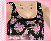 PINK-Flowers Dress Outfi