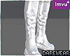 WhiteLatex Boots w/shine