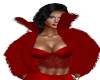 TEF RED FUR JACKET LAYER