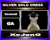 SILVER GOLD DRESS