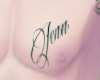 Jenn Chest Tattoo