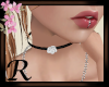 Rose/Flower Choker White