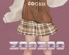 Z Cookie Bear Skirt