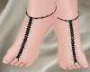 BLACK Malika Pearl Feet