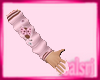Pink Bees Arm Warmers