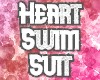 Heart Swim Suit