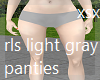 rls light gray panties