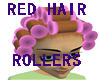 RED HAIR ROLLERS