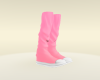 pink rick sock boots