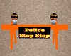 Police Stop Stop Sign